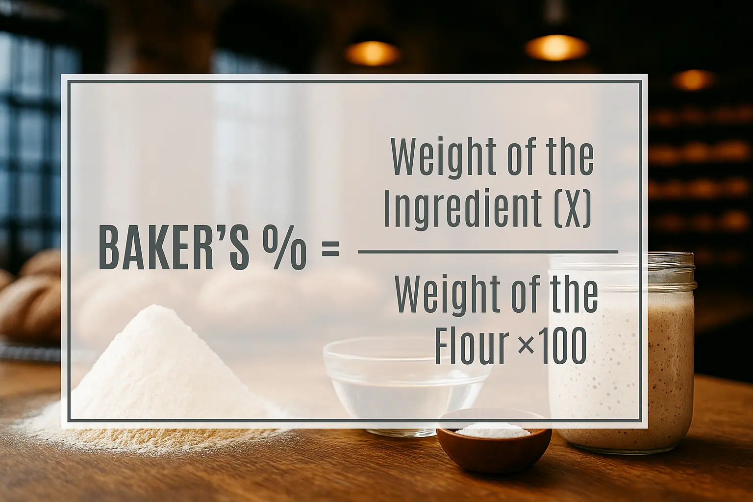 Baker’s Math Simplified: Easy To Use Calculator For Sourdough